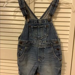 Oshkosh jean short overalls boys girls 2T